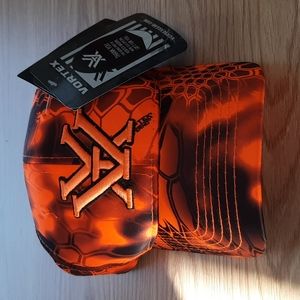 Vortex orange camo ball cap